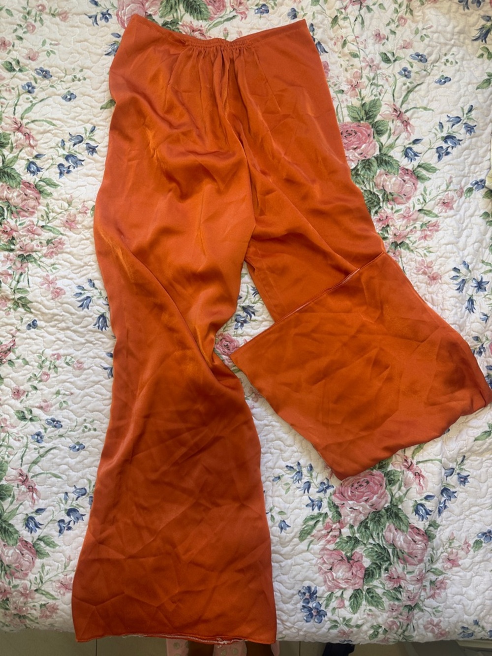 Maternity satin pants